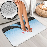Fijian Rugby Bathroom Set Tapa Pattern Retro Sporty Style