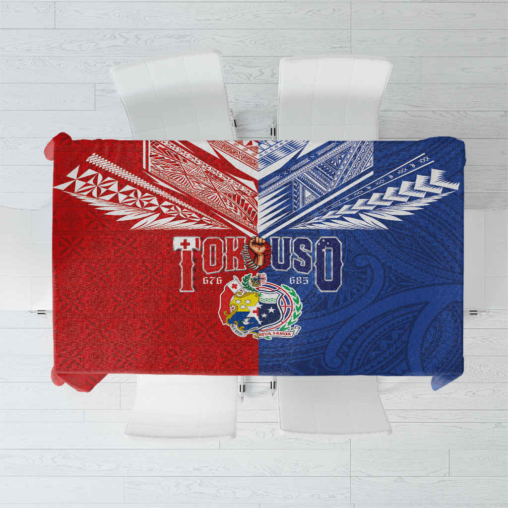 Tokouso Tonga Samoa Tablecloth Proud of Brotherhood