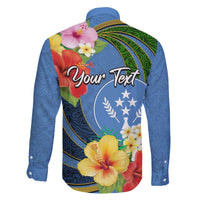 Kosrae Family Matching Long Sleeve Bodycon Dress and Hawaiian Shirt Hibiscus Mix Maori Tattoo Pattern LT03 - Polynesian Pride