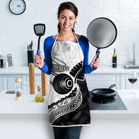 Personalised Aotearoa Lawn Bowls Apron Maori and Silver Fern Half Style - Polynesian Pride