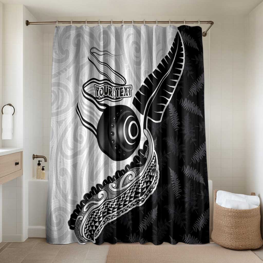 Personalised Aotearoa Lawn Bowls Bathroom Set Maori and Silver Fern Half Style - Polynesian Pride