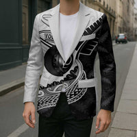 Personalised Aotearoa Lawn Bowls Blazer Maori and Silver Fern Half Style LT03 - Polynesian Pride