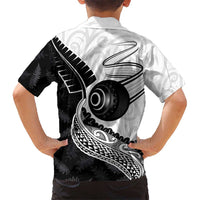 Personalised Aotearoa Lawn Bowls Hawaiian Shirt Maori and Silver Fern Half Style - Polynesian Pride