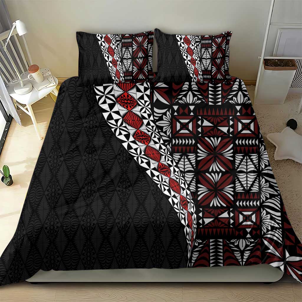 Tonga Ngatu Art Tattoo Polynesian Bedding Set