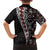 Tonga Ngatu Art Tattoo Polynesian Family Matching Off The Shoulder Long Sleeve Dress and Hawaiian Shirt