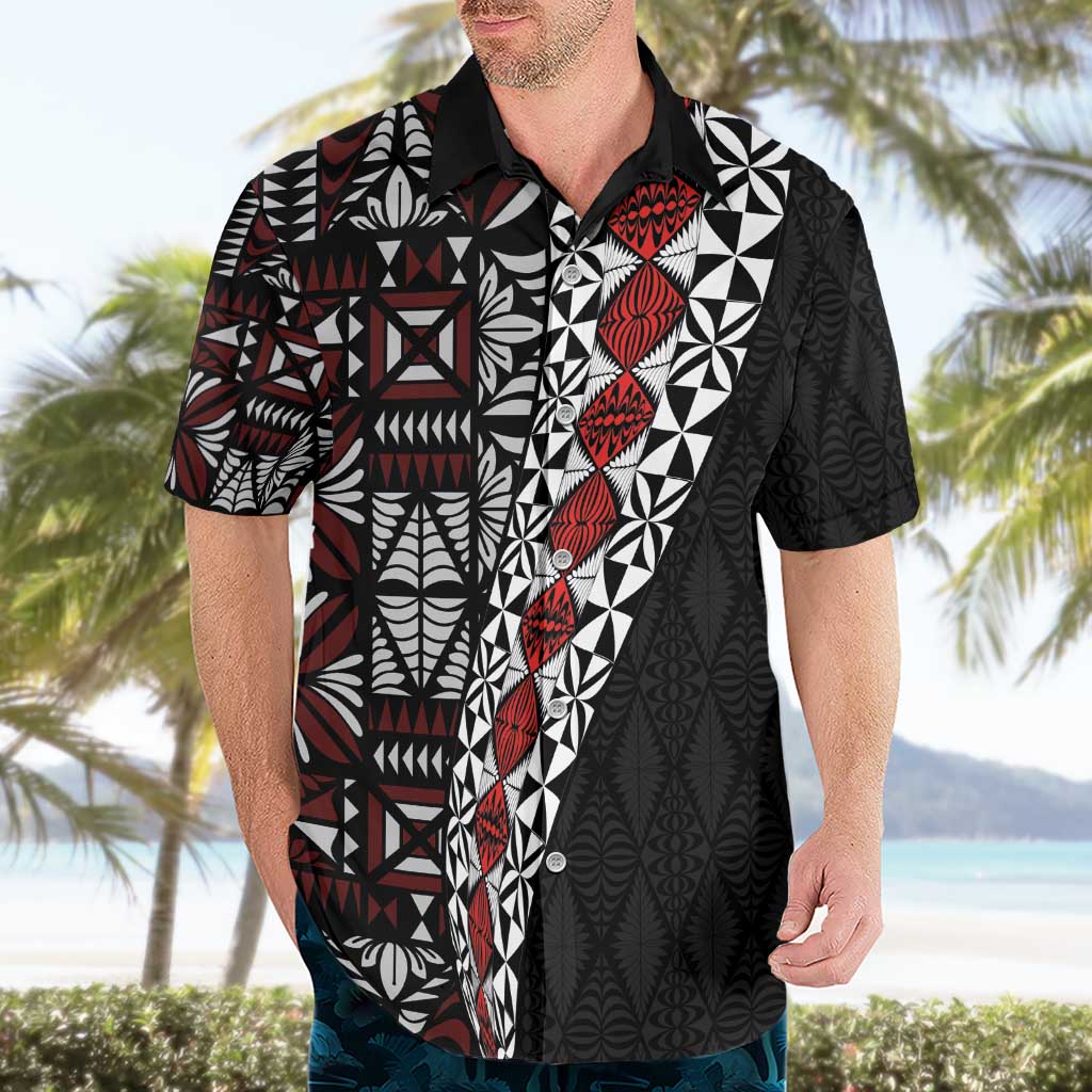Tonga Ngatu Art Tattoo Polynesian Hawaiian Shirt