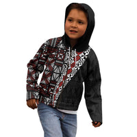 Tonga Ngatu Art Tattoo Polynesian Kid Hoodie