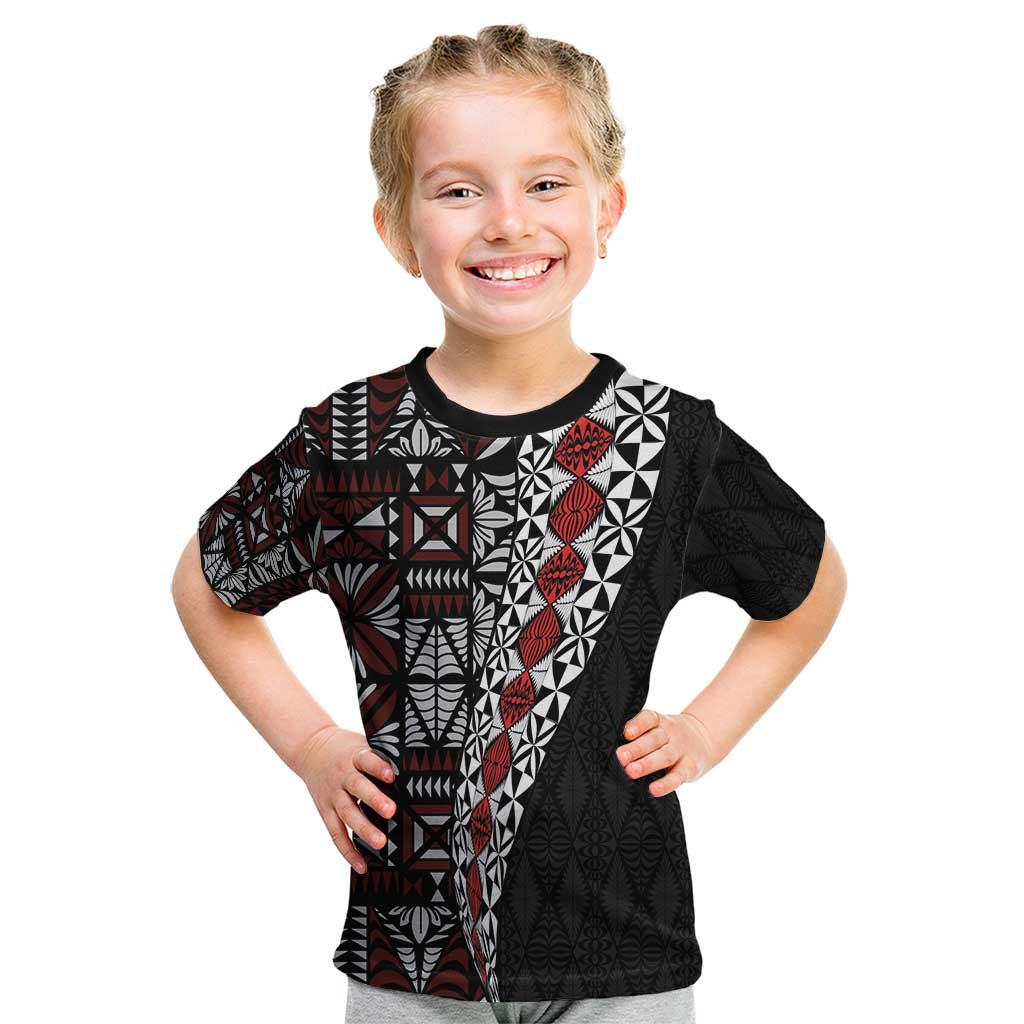 Tonga Ngatu Art Tattoo Polynesian Kid T Shirt
