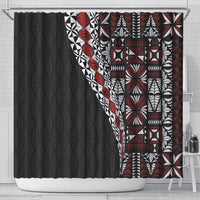Tonga Ngatu Art Tattoo Polynesian Shower Curtain