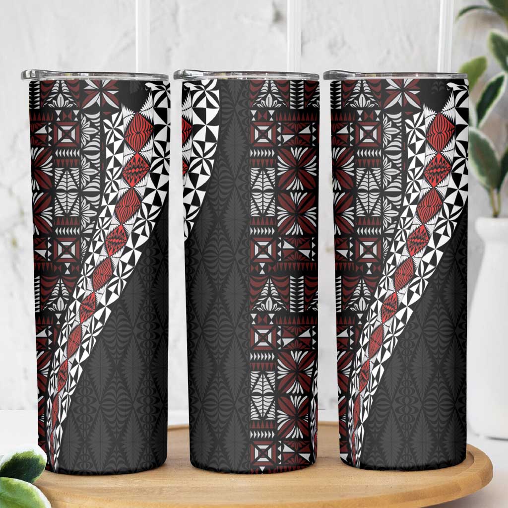 Tonga Ngatu Art Tattoo Polynesian Skinny Tumbler