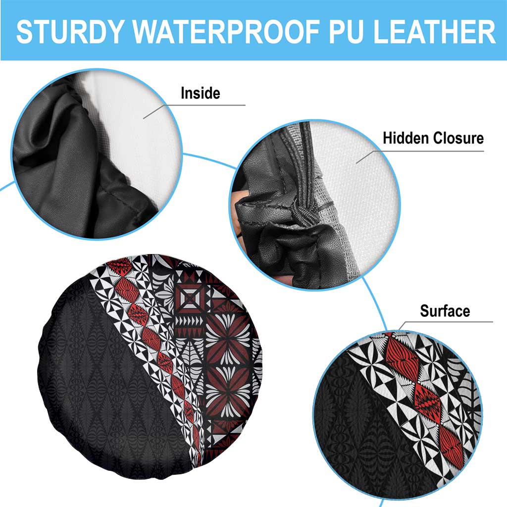 Tonga Ngatu Art Tattoo Polynesian Spare Tire Cover