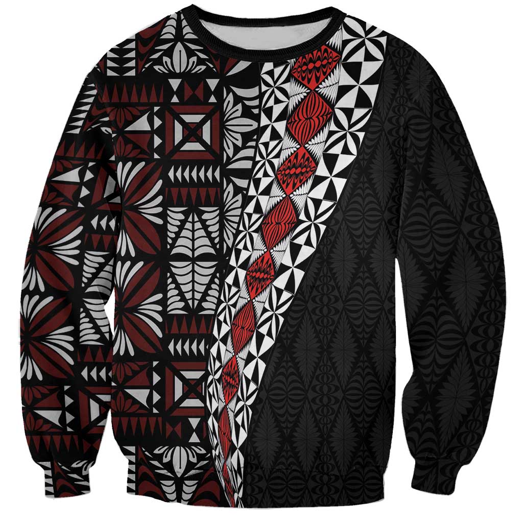 Tonga Ngatu Art Tattoo Polynesian Sweatshirt