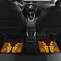 Hawaii Volcano Car Mats Polynesian and Kakau Pattern