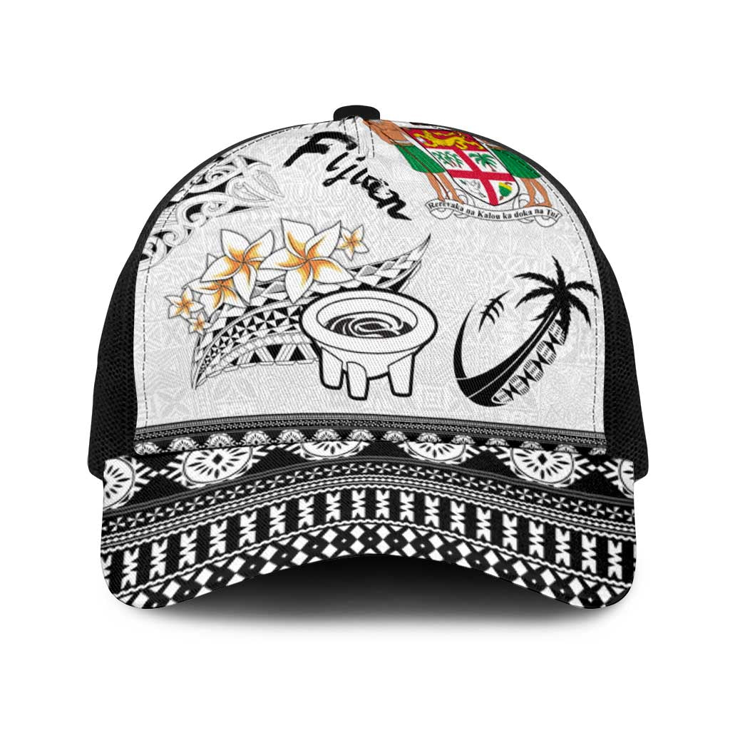 Fijian Traditional Culture Baseball Net Cap Tapa Tribal Tattoos - Polynesian Pride