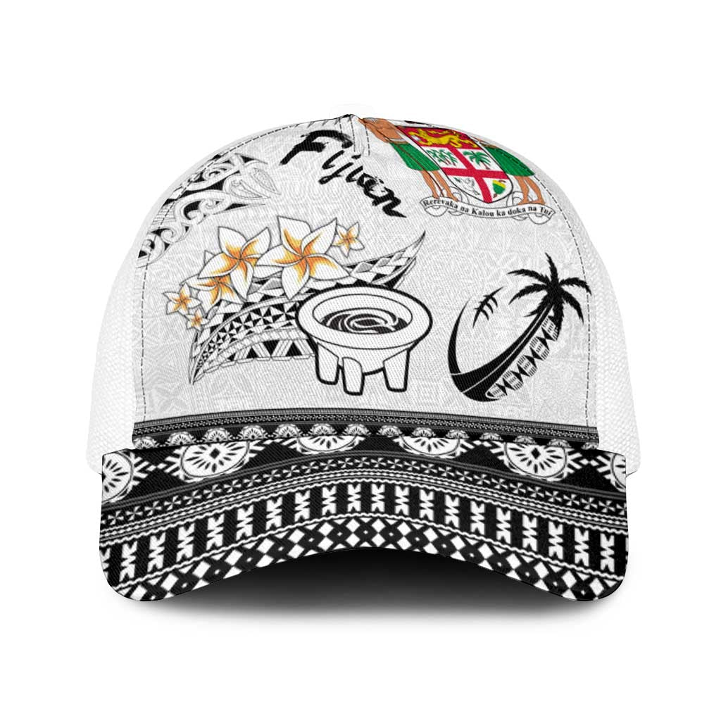 Fijian Traditional Culture Baseball Net Cap Tapa Tribal Tattoos - Polynesian Pride