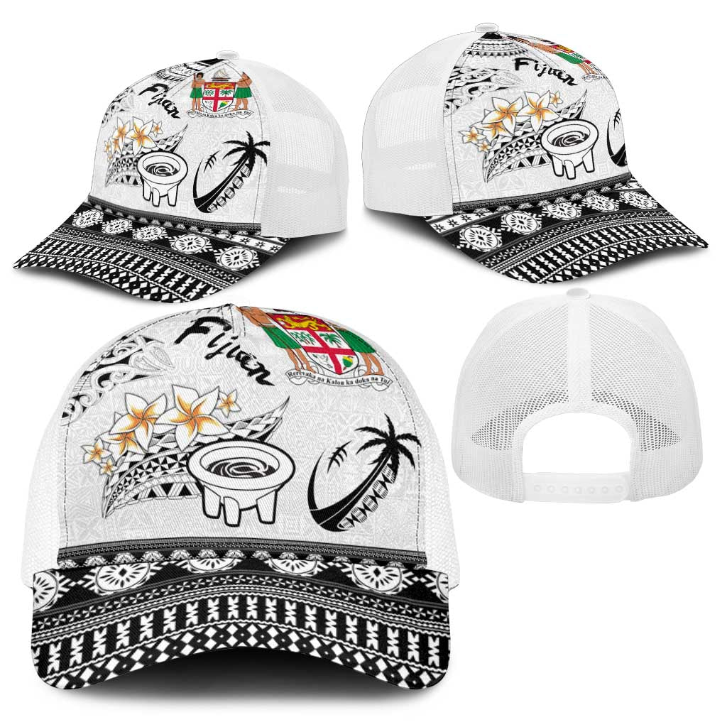 Fijian Traditional Culture Baseball Net Cap Tapa Tribal Tattoos - Polynesian Pride