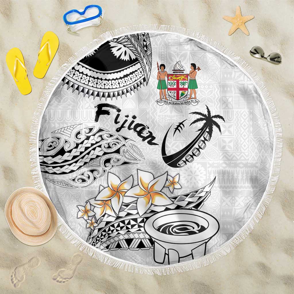 Fijian Traditional Culture Beach Blanket Tapa Tribal Tattoos - Polynesian Pride