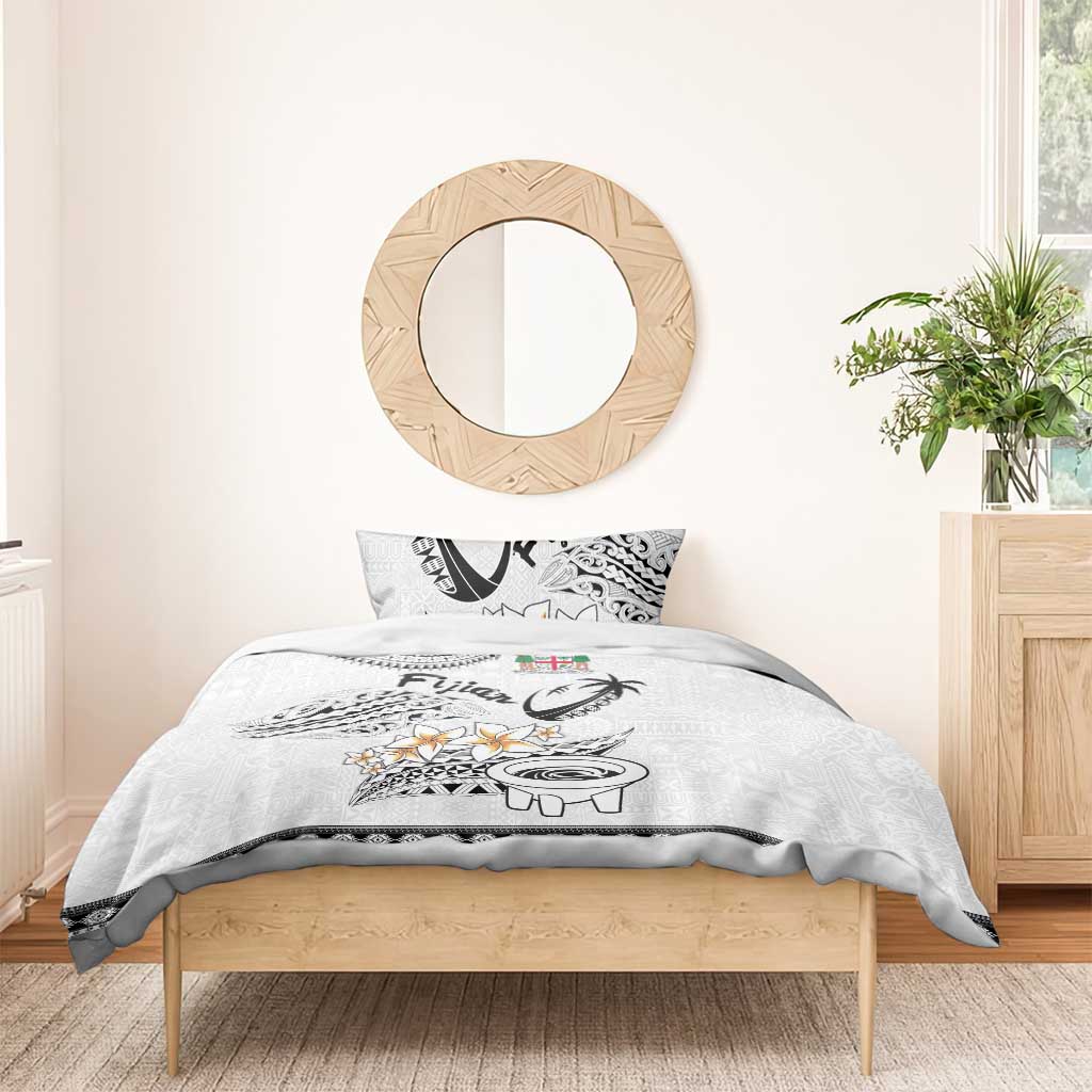 Fijian Traditional Culture Bedding Set Tapa Tribal Tattoos - Polynesian Pride