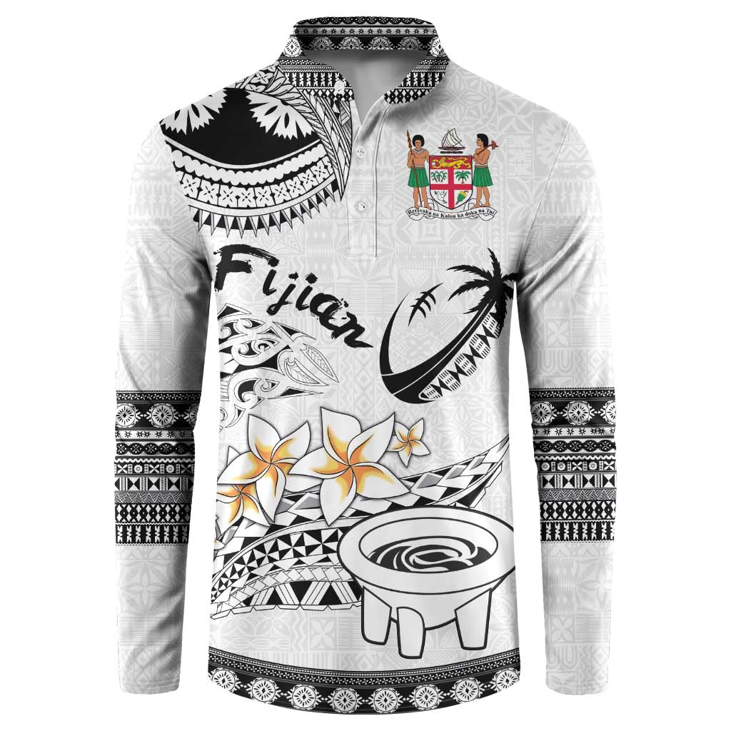 Fijian Traditional Culture Button Sweatshirt Tapa Tribal Tattoos - Polynesian Pride