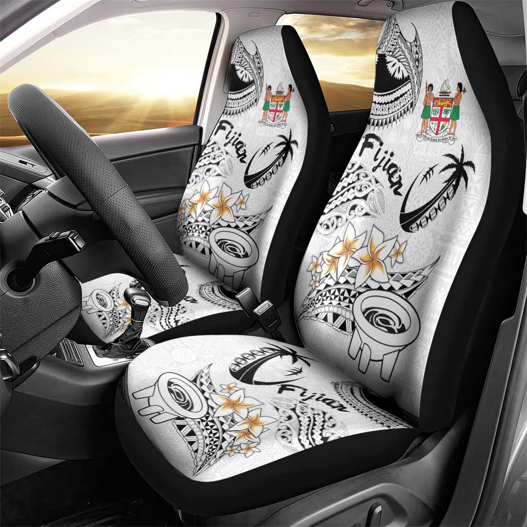 Fijian Traditional Culture Car Seat Cover Tapa Tribal Tattoos - Polynesian Pride