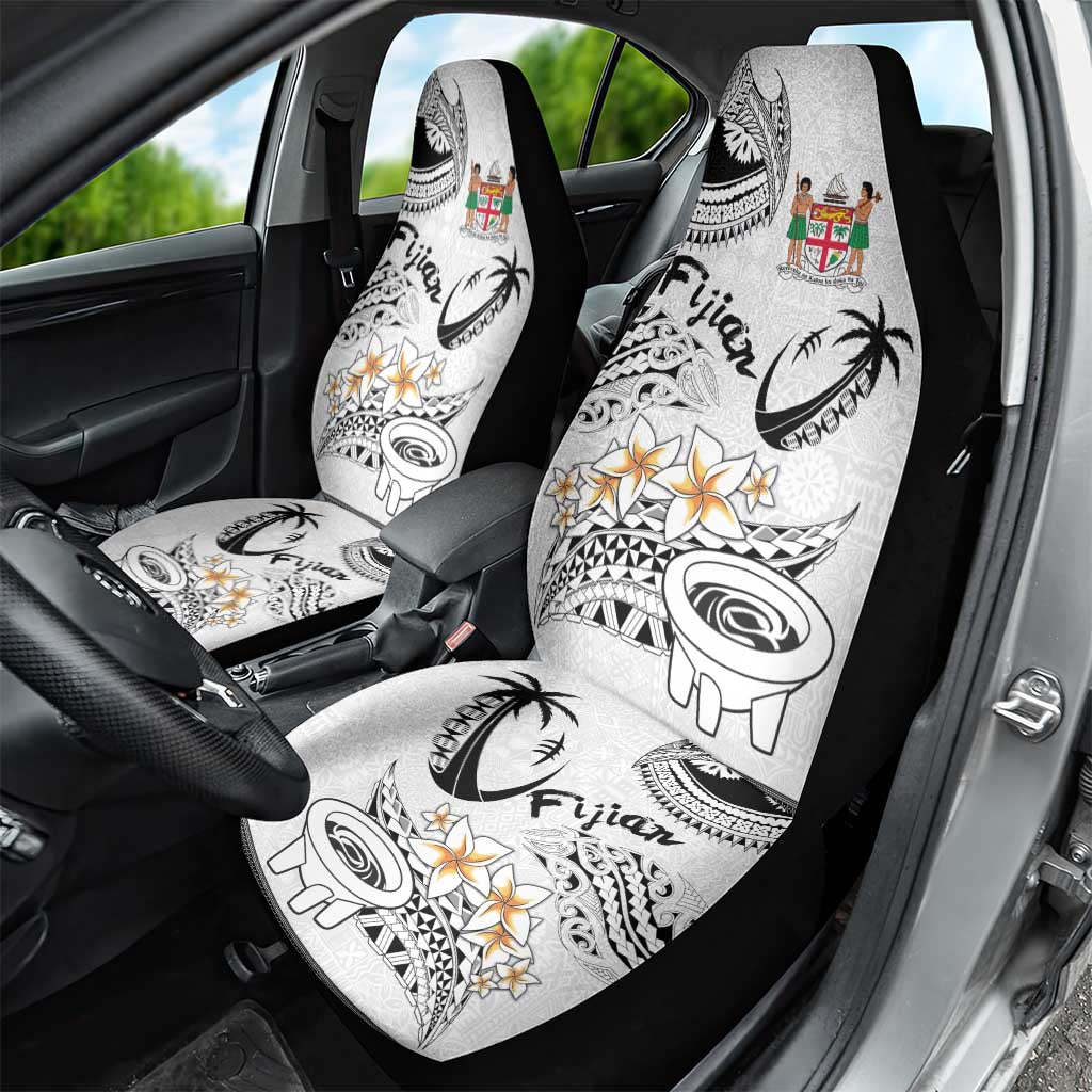 Fijian Traditional Culture Car Seat Cover Tapa Tribal Tattoos - Polynesian Pride