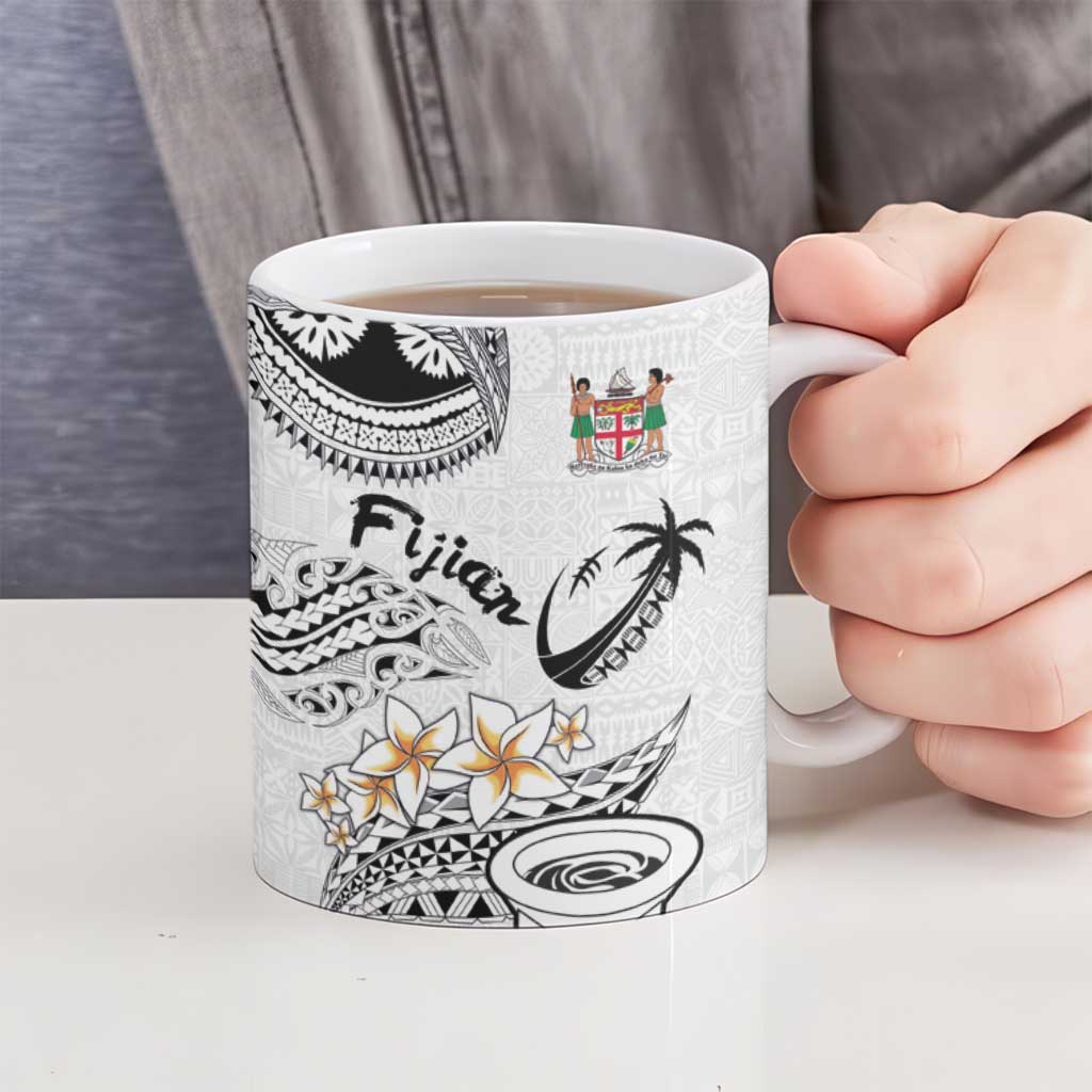 Fijian Traditional Culture Ceramic Mug Tapa Tribal Tattoos - Polynesian Pride