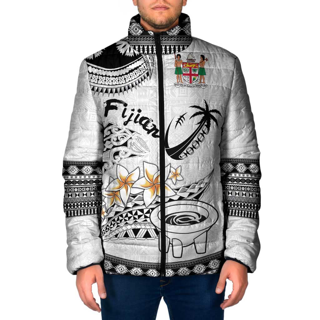 Fijian Traditional Culture Padded Jacket Tapa Tribal Tattoos - Polynesian Pride