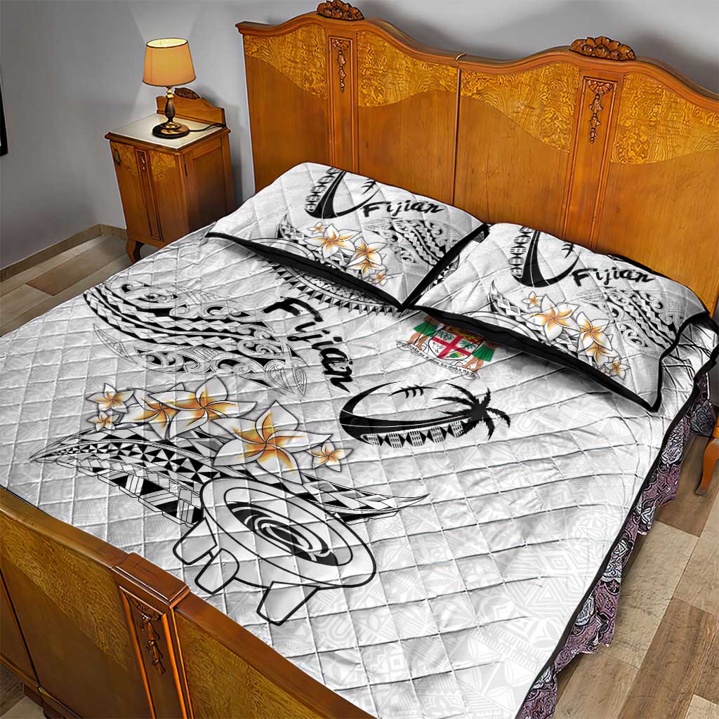 Fijian Traditional Culture Quilt Bed Set Tapa Tribal Tattoos - Polynesian Pride