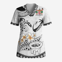Fijian Traditional Culture Scrub Top Tapa Tribal Tattoos - Polynesian Pride