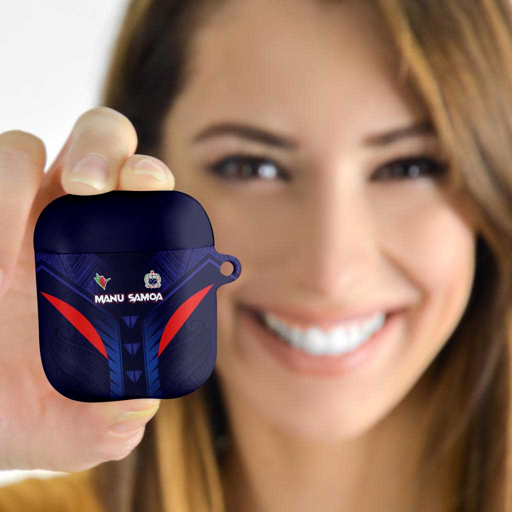 Rugby Samoa AirPods Case Siva Tau Spirit Sporty Vibes - Polynesian Pride