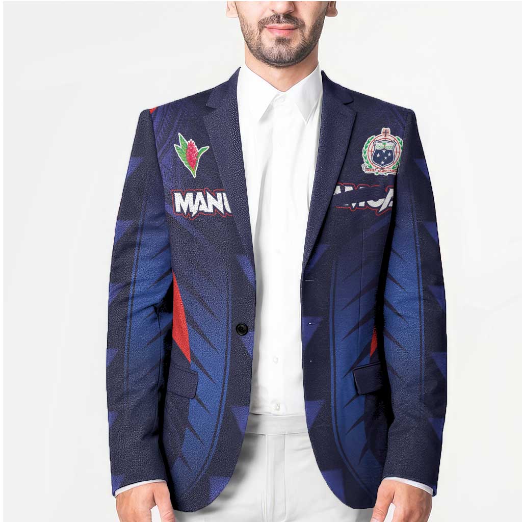 Custom Rugby Samoa Blazer Siva Tau Spirit Sporty Vibes LT03 - Polynesian Pride