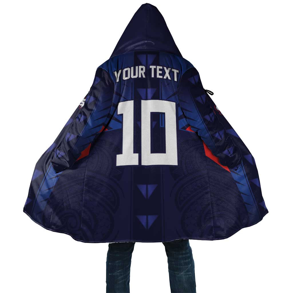 Custom Rugby Samoa Cloak Siva Tau Spirit Sporty Vibes - Polynesian Pride