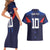 Custom Rugby Samoa Couples Matching Short Sleeve Bodycon Dress and Hawaiian Shirt Siva Tau Spirit Sporty Vibes - Polynesian Pride