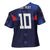 Custom Rugby Samoa Cross Shoulder Shirt Siva Tau Spirit Sporty Vibes - Polynesian Pride