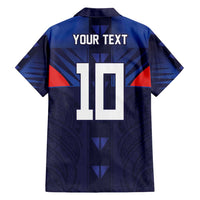 Custom Rugby Samoa Hawaiian Shirt Siva Tau Spirit Sporty Vibes - Polynesian Pride