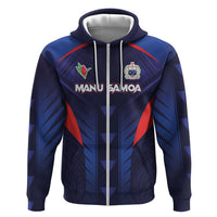 Custom Rugby Samoa Hoodie Siva Tau Spirit Sporty Vibes - Polynesian Pride
