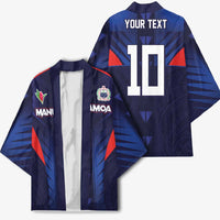 Custom Rugby Samoa Kimono Siva Tau Spirit Sporty Vibes - Polynesian Pride