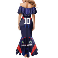 Custom Rugby Samoa Mermaid Dress Siva Tau Spirit Sporty Vibes - Polynesian Pride