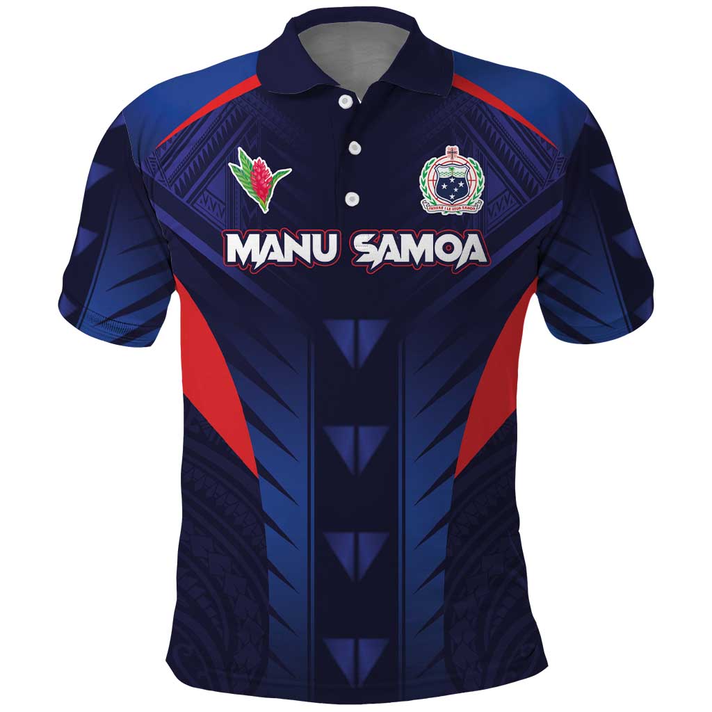Custom Rugby Samoa Polo Shirt Siva Tau Spirit Sporty Vibes - Polynesian Pride