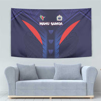 Rugby Samoa Tapestry Siva Tau Spirit Sporty Vibes - Polynesian Pride