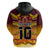 Custom PNG Port Moresby Vipers Rugby Hoodie Fire Vipers Mix PNG Bird Polynesian Tattoo LT03 - Polynesian Pride