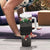 Hawaiian Tropical Flowers and Tribal Polynesian Tattoo Tumbler With Handle Black Color