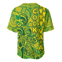 Cook Islands Va'a Polynesian Art Tattoo Baseball Jersey National Color LT03 - Polynesian Pride