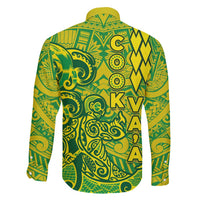Cook Islands Va'a Polynesian Art Tattoo Family Matching Summer Maxi Dress and Hawaiian Shirt National Color LT03 - Polynesian Pride