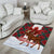 Canadian Christmas - Moose and Maple Retro Style Area Rug