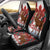 Canadian Christmas - Moose and Maple Retro Style Car Seat Cover