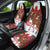 Canadian Christmas - Moose and Maple Retro Style Car Seat Cover