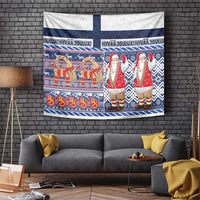 Yule Goat Joulupukki Finnish Christmas Tapestry Scandinavian Pattern