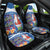 Santa Claus Thistle Scottish Christmas Car Seat Cover Tartan Pattern