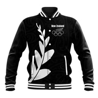 Personalised New Zealand Canoeing Special Jersey Baseball Jacket